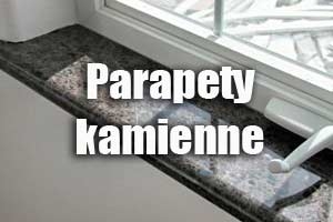Parapety kamienne, wewnętrzne i zewnętrzne